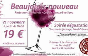 Soirée Beaujolais Nouveau